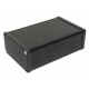 BLACK ANODIZED ALUMINUM ENCLOSURE 53x103x160mm