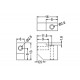 PLASTIC MOUNTING COUPLER AND PCB SUPPORT