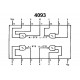 CMOS-LOGIC IC NAND 4093 DIP14