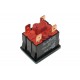 GREEN LIGHTED SPDT PUSH-BUTTON SWITCH 16A 250VAC