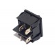 ROCKER SWITCH 2-POLE ON/OFF 6A 250VAC