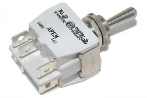 POWER TOGGLE SWITCH DPDT ON/OFF/(ON)