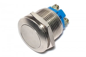 VANDAL PROOF PUSH-BUTTON SWITCH 2A 48V