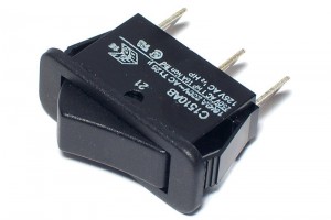 ROCKER SWITCH 1-POLE ON/ON 16A 250VAC