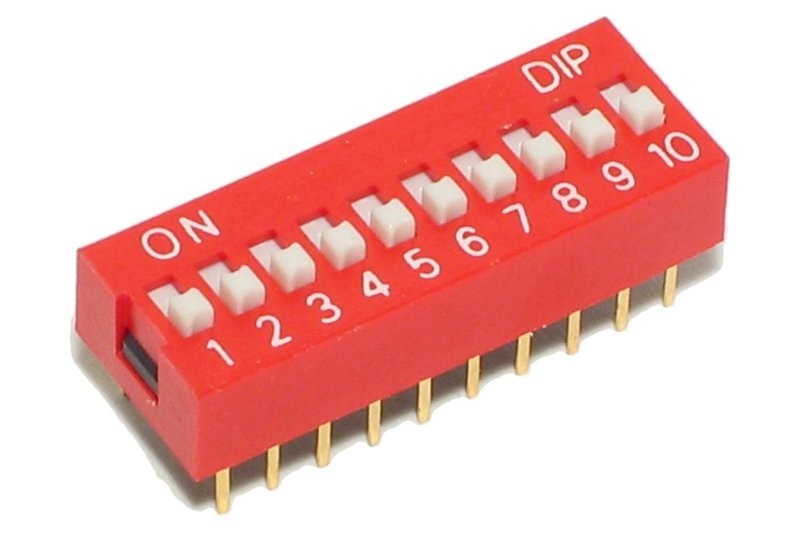 DIP SWITCH 10 - PARTCO