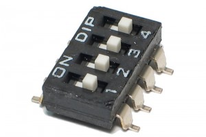 DIP SWITCH 4-POLE SMD