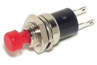 PUSH-BUTTON SWITCH 1A 125VAC RED