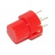 ROUND MOMENTARY KEY SWITCH N.O. SPST RED