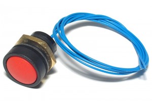 PUSH-BUTTON SWITCH IP67 0,1A 50VDC RED