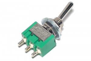 1-POLE SMALL TOGGLE SWITCH ON/(ON)