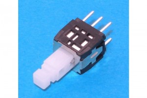 SMALL LATCHING 2-POLE SWITCH