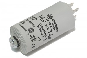 MOTOR RUN CAPACITOR 14µF