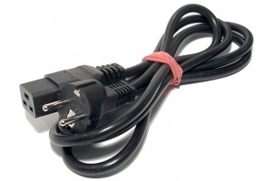 16A POWER CORD BLACK 2m