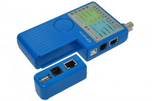CABLE TESTER RJ45/RJ11/USB A+B/BNC