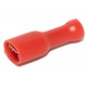 PUSH-ON 4,8x0,8mm FEMALE INSULATED RED