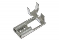 PUSH-ON 6,3mm FEMALE METAL ANGLE