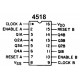 CMOS-LOGIC IC COUNT 4518 DIP16