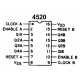 CMOS-LOGIC IC COUNT 4520 DIP16
