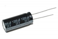 LOW ESR ELECTROLYTIC CAPACITOR 1200UF 25V 10x25mm