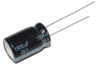 LOW ESR ELECTROLYTIC CAPACITOR 1500UF 25V 13x21mm