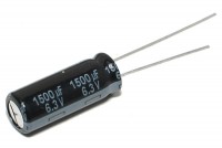 LOW ESR ELECTROLYTIC CAPACITOR 1500UF 6,3V 8,5x21mm