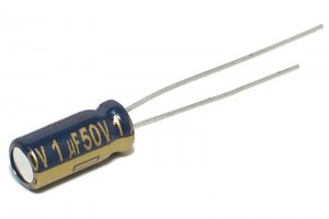 LOW ESR ELECTROLYTIC CAPACITOR 1,0UF 50V 5x12mm