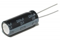 LOW ESR ELECTROLYTIC CAPACITOR 2200UF 25V 13x31mm