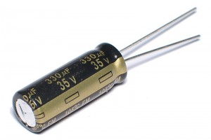 LOW ESR ELECTROLYTIC CAPACITOR 330UF 35V 8x21mm