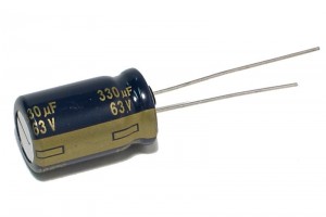 LOW ESR ELECTROLYTIC CAPACITOR 330UF 63V 13x21mm