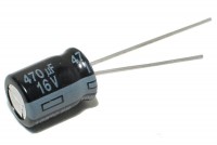 LOW ESR ELECTROLYTIC CAPACITOR 470UF 16V 8x12mm