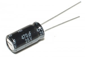 LOW ESR ELECTROLYTIC CAPACITOR 470UF 25V 8x15mm