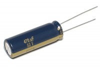 LOW ESR ELECTROLYTIC CAPACITOR 470UF 50V 10x31mm