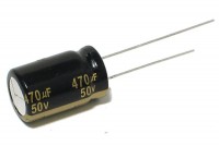 LOW ESR ELECTROLYTIC CAPACITOR 470UF 50V 12,5x21mm