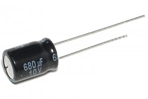 LOW ESR ELECTROLYTIC CAPACITOR 680UF 10V 8x12mm