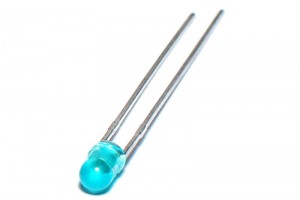 LED 3mm BLUE 500mcd 40deg