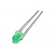 LED 3mm GREEN 15mcd 60ast