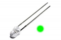 LED 3mm GREEN 11cd 30deg