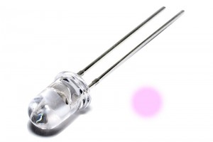 LED 5mm PINKKI 1560mcd 15ast