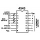 CMOS-LOGIC IC 7SEG 4543 DIP16