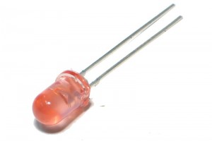 LED 5mm LIGHT RED 100mcd 30deg