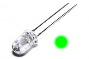 LED 5mm GREEN 30000mcd 30deg