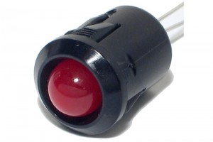 LED PLASTIC HOLDER 8mm SNAP-IN