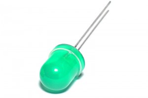 LED 8mm GREEN 70mcd 50deg