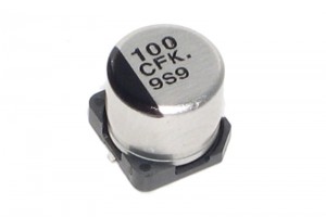 SMD ELECTROLYTIC CAPACITOR 100UF 16V Ø6.3mm LOW ESR