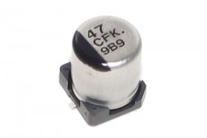 SMD ELECTROLYTIC CAPACITOR 47UF 16V Ø5.1mm LOW ESR