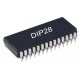 SRAM MEMORY IC 32Kx8 55ns DIP28