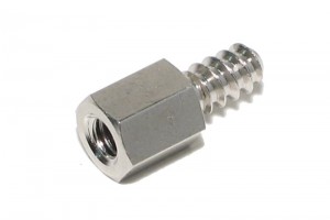 STEEL SPACER SCREW M4 8mm COARSE THREAD