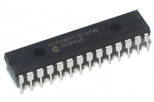 INTEGRATED CIRCUIT IO MCP23017 (I2C) DIP28