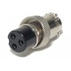 MIC CONNECTOR 3-PIN FEMALE