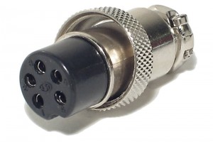 MIC CONNECTOR 5-PIN FEMALE